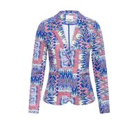 Blazer imprimÃ© femme Ichi Ihkate Bleu 2XL