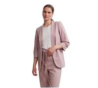Blazer long femme manches 3/4 Pieces Boss - woodrose violet, coupe régulière, doublure polyester S
