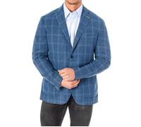 Blazer manches longues avec col revers LMJA01 homme-Bleu marine 50