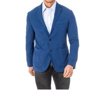 Blazer manches longues col revers HMJA01 homme-Bleu 48