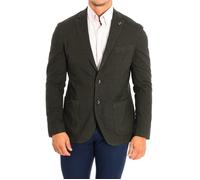 Blazer manches longues coupe régular PMJA03-TL219 homme-Vert foncé 46