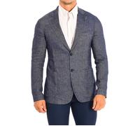 Blazer manches longues coupe régular PMJA04-TW338 homme-Bleu marbré 50