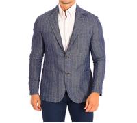 Blazer manches longues coupe régulière TMJ003-TL124 homme-Bleu marbré 50