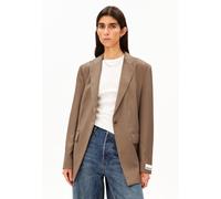 BLAZER MIKULAA | 'Mélange de TENCEL™ Lyocell - brun (XL)