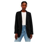 Blazer OBJECT Noir - Coupe régulière - Toucher lisse - Manches longues 34