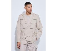 Blazer oversize à poches homme - pierre - 40, pierre