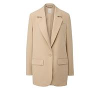 Blazer oversize à poches rabat femme QS Beige 38