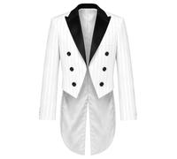 Blazer Rayé Jungen Veste De Sport Longue Queue | Veste De Smoking À Boutonnage Croisé Et Revers Crantés Costumes De Smoking Classiques Vintage Motif Rayure Classique Gilet À