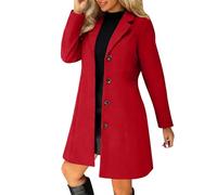 Blazer sportif élégant pour femme, veste de costume à un bouton, veste blazer ouverte sur le devant, col revers, blazer long, blazer de travail, veste de transition, veste de transition, veste