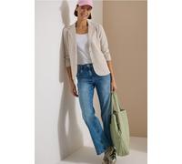 Blazer texturé, couleur unie