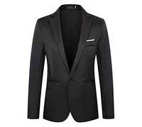Blazer Veste Homme Travail Blazer Homme Formel Blazer Affaires Blazer Élégant Blazer Homme Blazer Confortable Blazer Chaud Blazer Gant Blazer Hommes Costumes Extérieur Blazer Veste Noir XL