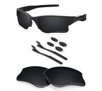 BLAZERBUCK Anti-salt Polarized Replacement Lenses & Sock Kit for Oakley Half Jacket 2.0 XL OO9154 - Black