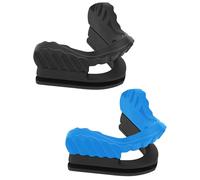 BLAZERBUCK Coussinets de nez de rechange pour lunettes de soleil Oakley M Frame Series - Noir + Bleu clair