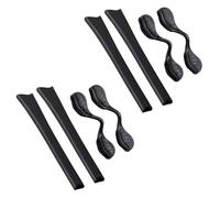 BLAZERBUCK Kit de chaussettes de rechange pour lunettes de soleil Oakley Radar Path OO9051/Radar Edge OO9184/Radar Range OO9056/Radar Pitch OO9052/Radar XL - Noir + noir