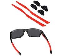 BlazerBuck Kits de chaussettes de rechange pour lunettes de soleil Oakley Chainlink OO9247, Rouge, 0