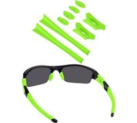 BLAZERBUCK Kits de chaussettes de rechange pour lunettes de soleil Oakley Flak Jacket XLJ, vert, 0