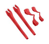 BLAZERBUCK Kits de chaussettes de rechange pour lunettes de soleil Oakley Radar EV Series, Rouge, 0