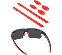 BLAZERBUCK Kits de chaussettes pour lunettes de soleil Oakley Bisphaera OO9400 Rouge