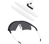 BLAZERBUCK - Kits de rechange en caoutchouc pour branches et plaquettes nasales - Pour lunettes de soleil Oakley série M Frame, blanc, 0