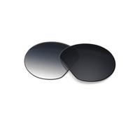 BLAZERBUCK Lentille de rechange polarisée anti-sel pour Oakley Meta HSTN OW8002-51 mm, teinte optimale et ajustement parfait, Dégradé de gris à gris photochromique, 0