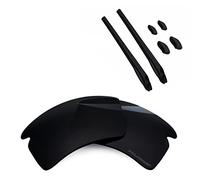 BlazerBuck Lentilles et chaussettes de rechange pour Oakley Flak 2.0 XL OO9188, Noir polarisé., Taille Unique