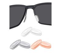 BlazerBuck Plaquettes de nez de rechange pour lunettes de soleil Oakley Feedback OO4079, Transparent et gris et orange, 0
