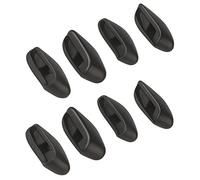 BLAZERBUCK Plaquettes de nez de rechange pour lunettes de soleil Oakley Half Jacket 2.0 OO9144/Half Jacket 2.0 XL OO9154, Noir + noir., 0