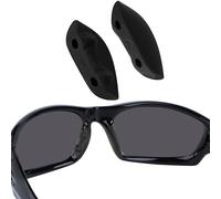 BlazerBuck Plaquettes de nez de rechange pour lunettes de soleil Oakley Straight Jacket 2007 - Noir standard, Noir, Taille unique