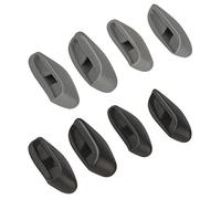 BlazerBuck Plaquettes de nez de rechange pour Oakley Flak Jacket XLJ/Flak 2.0 XL/Half Jacket 2.0 XL/Half Jacket XLJ, Noir et gris.