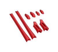 BLAZERBUCK Sock Kits de Chaussettes pour Lunettes de Soleil Oakley Flak Jacket XLJ Rouge