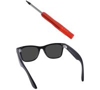 BlazerBuck Tournevis pour lunettes intelligentes Ray-Ban Meta Headliner RW4009 de 50 mm pour assembler et sécuriser avec précision vos lunettes de soleil, Rouge