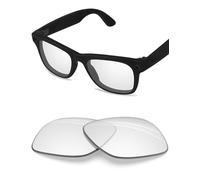 BlazerBuck Verres de rechange anti-sel compatibles avec lunettes intelligentes Ray-Ban Meta Wayfarer RW4006 | RW4012 (Gen 2) 50 mm - HD transparent avec blocage de la lumière bleue
