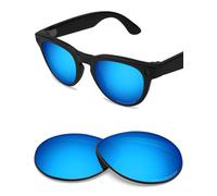 BLAZERBUCK Verres de rechange polarisés anti-sel compatibles avec les lunettes Ray-Ban Meta Headliner RW4013F (Gen 2) 51 mm AI, Bleu glacier - Polarisé, 0