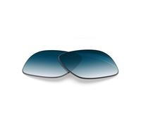 BlazerBuck Verres de rechange polarisés anti-sel pour lunettes de soleil Costa Del Mar Paunch 06S9049 57 mm, Bleu dégradé
