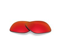 BlazerBuck Verres de rechange polarisés anti-sel pour lunettes de soleil Oakley Chamfer Squared OX8143 54 mm, Rouge feu polarisé