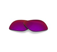 BlazerBuck Verres de rechange polarisés anti-sel pour lunettes de soleil Oakley Chamfer Squared OX8143 54 mm, Polarisé étoilé brûlé