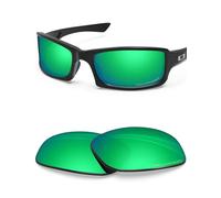 BlazerBuck Verres de rechange polarisés anti-sel pour lunettes de soleil Oakley Fives Squared OO9238 Vert émeraude