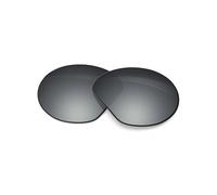 BLAZERBUCK Verres de rechange polarisés anti-sel pour lunettes intelligentes Oakley Meta HSTN OW8002-51 mm, teinte optimale et vision claire, Argent chromé - Polarisé, 0
