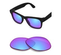 BlazerBuck Verres de rechange polarisés anti-sel pour lunettes RayBan Meta Wayfarer RW4008, Rose Trail Polarisé, 0
