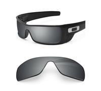 BlazerBuck Verres de rechange polarisés anti-sel pour Oakley Batwolf OO9101, Argent chromé - Polarisé, 0