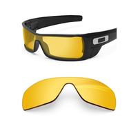BlazerBuck Verres de rechange polarisés anti-sel pour Oakley Batwolf OO9101, Jaune haute intensité, 0