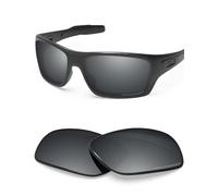 BlazerBuck Verres de rechange polarisés anti-sel pour Oakley Turbine OO9263, Argent chromé - Polarisé, 0