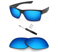BlazerBuck Verres de rechange polarisés anti-sel pour Oakley TwoFace OO9189 - Bleu - taille unique