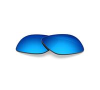 BlazerBuck Verres de rechange polarisés en polycarbonate et plaquettes de nez pour Oakley RPM Squared OO9257/RPM Edge OO9250 - Revêtement AR bleu glacier