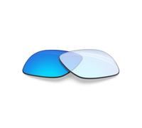 BlazerBuck Verres et nez de rechange anti-sel pour Oakley Feedback OO4079 - Transparent à bleu glacier photochromique