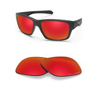 BlazerBuck Verres polarisés de rechange pour Oakley Jupiter Squared OO9135, Rouge feu - polarisé., 0