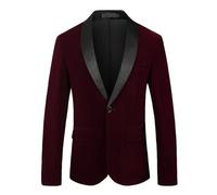 Blazers d'affaires décontractés pour hommes veste de costume slim fit, Couleur G., L