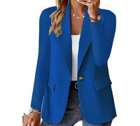 Blazers décontractés à manches longues pour femme - Léger - Ouvert sur le devant - Pour le travail, le bureau