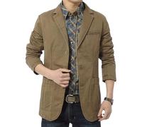 Blazers Para Hombre, Chaqueta de Traje Ligera de 2 botones, Elegante y Deportiva, Ideal Para el Trabajo y el USO diario.