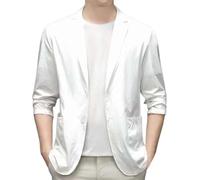 Blazers pour homme à deux boutons - Manteaux de sport décontractés - Coupe ajustée - Léger - Blazer intelligent - Vestes de costume décontractées - Vestes de travail - Blazer de bureau - Blazer à